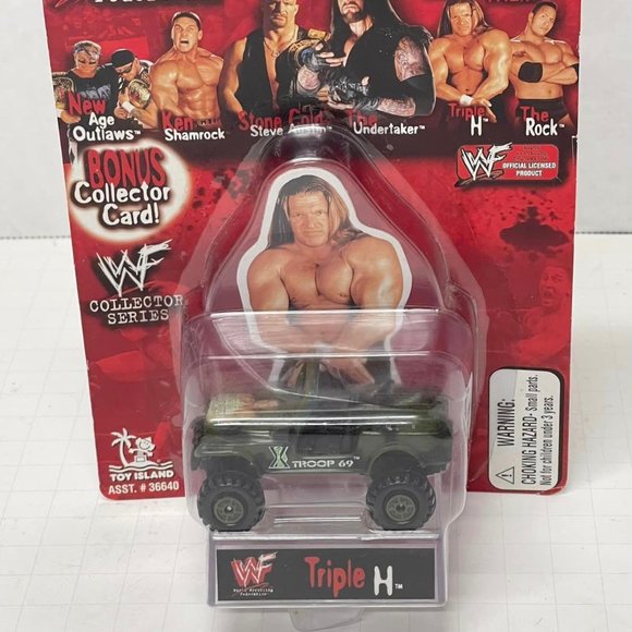 WWF TRIPLE H  Radical Rides Collector Series Truck 1998 Toy Island. New - Picture 1 of 7